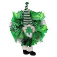 thumbnail image 2 of St Patrick's Day Leprechaun Wreath Clovers Leprechaun Ribbon Very Weather, 2 of 8