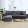 thumbnail image 3 of Moonsaad Stretch Couch Slipcovers, Sectional L-Shape Corner Sofa Covers, 1/2/3Seats Sofa Protector Covers, 3 of 11