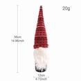 thumbnail image 2 of Birdeem Chapeau du Père Noël, Casquette de Vin Rouge Père Noël, Vin Rouge Rouge, 2 of 2