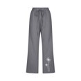 thumbnail image 3 of Pantalon à Jambe Grand pour Femmes Mode Pantalon Décontracté pour Femmes à Imprimé Élastique Ample Pantalon Droit à Jambe Grand avec Poche Pantalon à Jambe Grand Femmes Pantalon à Jambe Grand pour Femmes Pantalon à Jambe Droite Femmes, 3 of 5