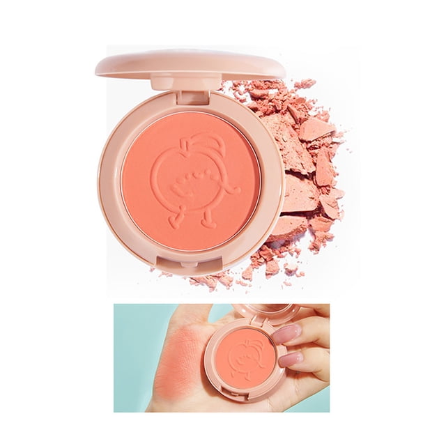 Blushs Makeup Palettes 6 Colors Powder Red Rouge Lasting Natural Cream Cheek Tint Orange Peach Pink Blushs Cosmetic, Makeup White Blusher