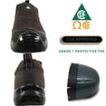 thumbnail image 2 of vangelo ASTM and CSA Approved Steel Toe Men Safety Shoe HELMUT-4 Puncture and Toe Protection Non-Slip Brown Size 9.5W, 2 of 5
