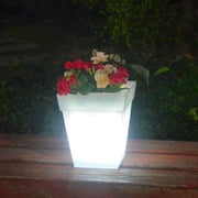 Dvkptbk solar lights Solar Garden Decorative Lights, Solar Flower Pots, Can Put Green Plants Potted Plants, with Solar Outdoor Lights, for Courtyard Backyard Decoration