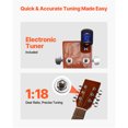 thumbnail image 4 of KFFKFF Cutway Acoustic Guitar, 41 in, 6-String, Natural Solid Spruce Top Guitar, Beginner Bundle with Gig Bag, Tuner, Strap, Steel Strings, Picks, Capo, 4 of 9