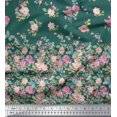 thumbnail image 2 of Soimoi Cotton Voile Fabric Insect & Anemone Panel Decor Fabric Printed Yard 42 Inch Wide, 2 of 5