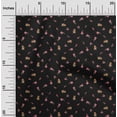 thumbnail image 1 of oneOone Georgette Viscose Fabric Leaves & Flower Floral Print Sewing Fabric BTY 42 Inch Wide, 1 of 4