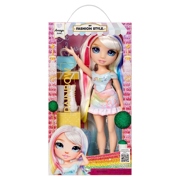 Rainbow High My Fashion Style Amaya, Rainbow 11" Fashion Doll with Statement Outfit, Stylish Handbag, Great Toy Gift for Girls Kids Ages 4-12 Years