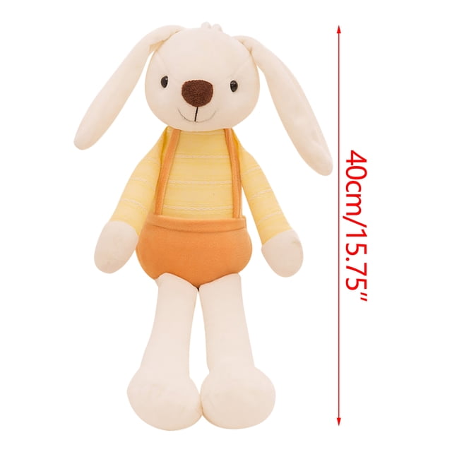 Peluche Creative Rabbit Jouet en Peluche Ornement Mignon Rabbit Coussins en Peluche Oreilles Longues Rabbit Poupée Fille Cadeau pour Enfants