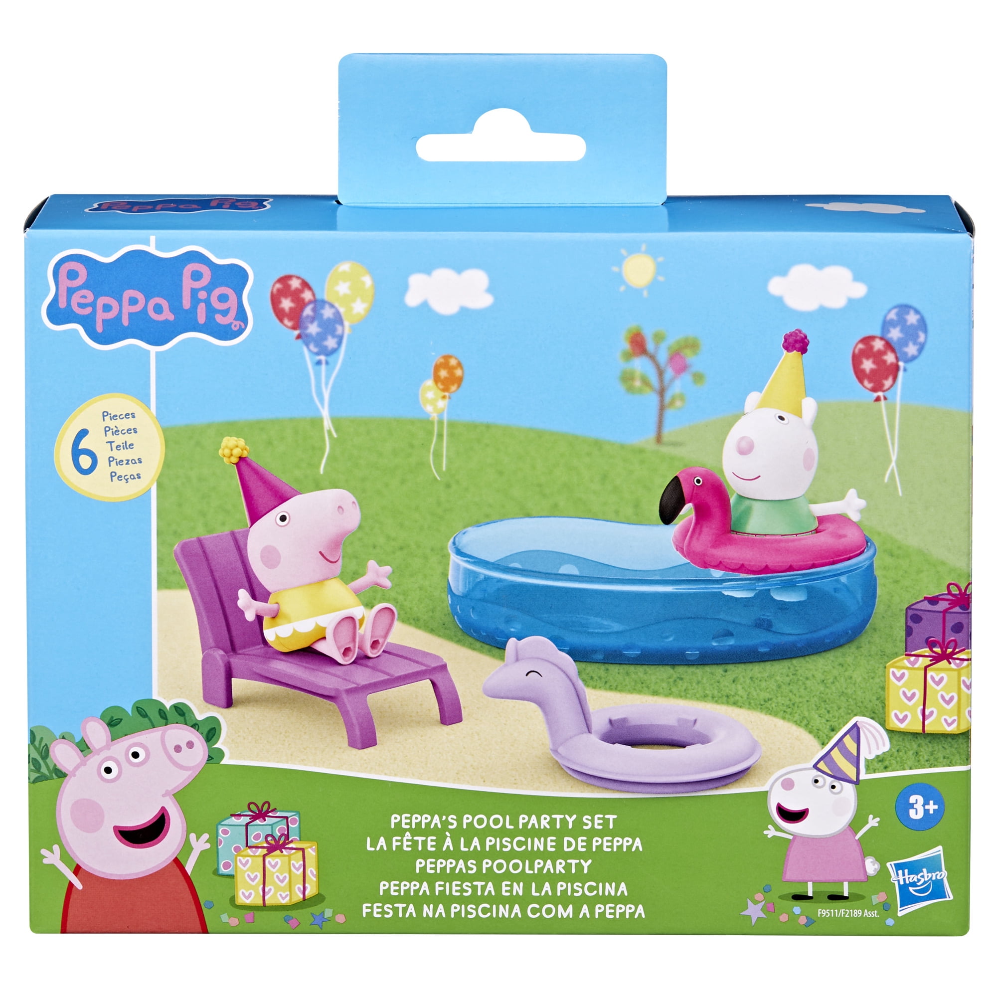 Peppa Pig, coffret La fête à la piscine de Peppa