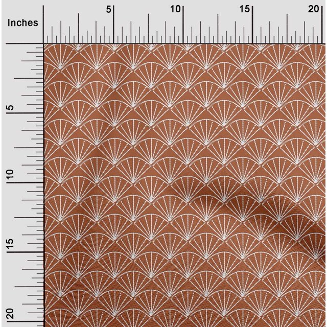 oneOone Cotton Flex Fabric Shell Geometric Sashiko Print Fabric Prints by Yard 40 Inch Wide