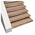 thumbnail image 3 of House, Home and More Set of 15 Skid-Resistant Carpet Stair Treads - Black Ripple - 8 Inches X 23.5 Inches, 3 of 4