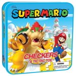 USAopoly CHECKERS & TIC TAC TOE: Super Mario vs. Bowser Board Game