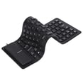thumbnail image 1 of Soft Silicone Keyboard USB Wired Flexible Keyboard Silent Typing Foldable Keyboard Waterproof Dustproof Silent Keyboard Comfortable Touch 85 Keys Mute Keyboard, 1 of 7