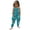 Sky Blue, variant on Stylish Toddler Girls Halloween Jumpsuit Sleeveless Romper Outfit for and Comfortable