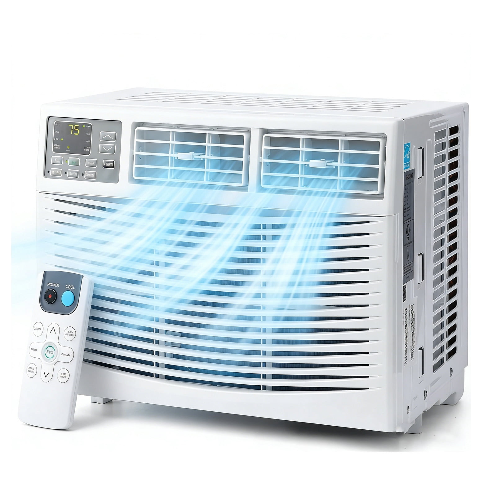 CazToi 8000 BTU 350 sq ft WiFi & Remote Window Air Conditioner Energy Saving