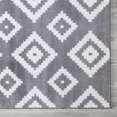 thumbnail image 3 of A2Z Trendy 7984 Symetrical Diamond Transitional Medium Living Room Silver Grey Soft Area Rug Tapis Carpet, 3 of 5