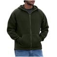 thumbnail image 1 of Veste en Molleton Homme Polyvalente à Manches Longues à Capuche à Fermeture Éclair Chandail en Molleton Veste Chandail à Capuche Homme, 1 of 9