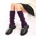 thumbnail image 4 of Kcodviy 80S 90S Leg Warmers Socks for Women Size 6-9 for Women Neon Ribbed Compression Socks for Men Leg Socks Stylish Accessories Ruffle Socks Colorful Fluorescent Wool Knitted Sock Sleeves, 4 of 4