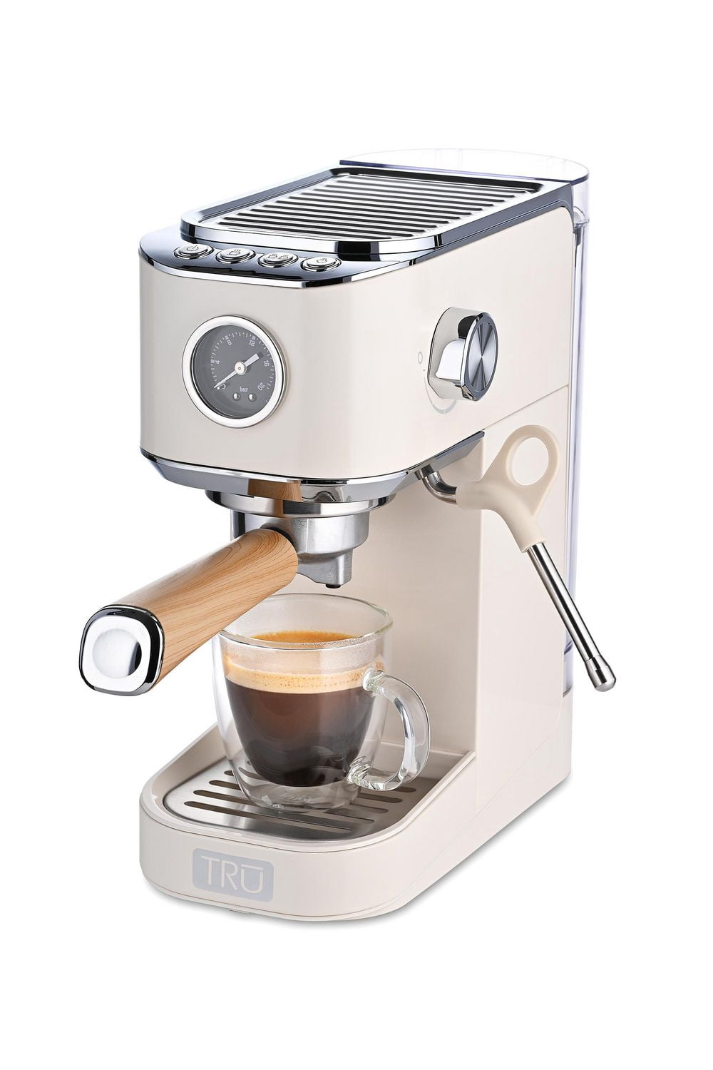 TRU Slim Profile 19Bar Espresso Machine with Steam Wand