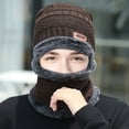 thumbnail image 2 of Winter Thermal Plush Hat Scarf Woolen Cap Cycling Windproof Cap Two-piece Suit, 2 of 2