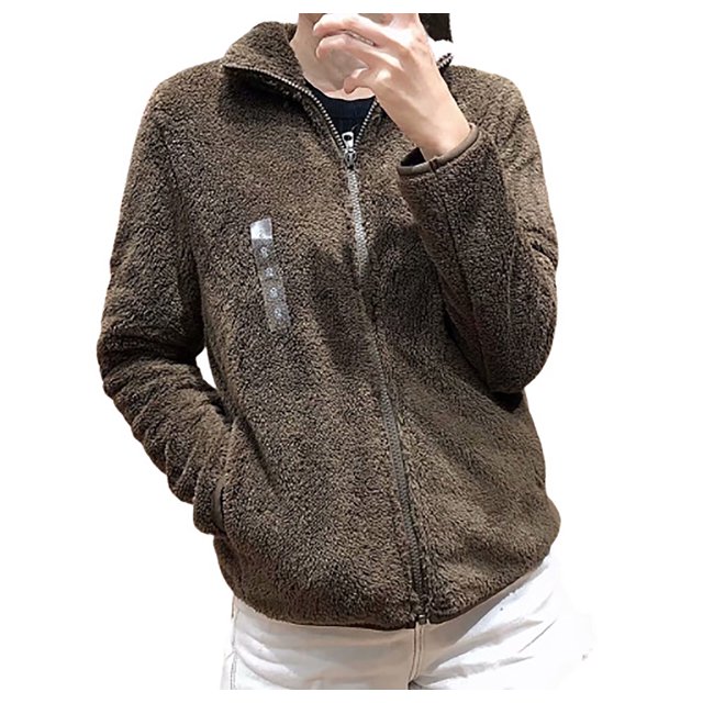 Pompotops Femmes Sales Manches Longues Col Rabattu Pull-Over T-Shirt Tops