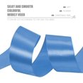thumbnail image 3 of ORUYROP 1-1/2 Inch Wide Double Face Satin Ribbon-25 Yards，Gift Bag Decoration Wedding Chair Back Handmade Bow (Fresh Blue), 3 of 7