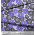 thumbnail image 2 of Soimoi Rayon Fabric Artistic Flower Print Sewing Fabric Yard 42 Inch Wide, 2 of 3