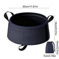 thumbnail image 3 of Wzzjkit Travel Outdoor Gear Portable Foldable Basin Foot Wash Basin Face Wash Basin Foldable Portable Basin, 3 of 6