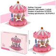 thumbnail image 1 of Maoww Carousel Model Building Set Amusement Park Carousel Building Block Set Micro Blocks DIY Toys for Kids Adults, 1 of 6