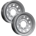 thumbnail image 2 of eCustomrim 2-Pack Heavy Duty Equipment Trailer Rims Wheels 16". 16X6 8 Lug Silver Modular, 2 of 4