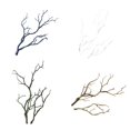 thumbnail image 2 of 3Pcs Large Wedding Decoration Branch Decoration Branch Simulation Plastic Dried Tree Branches Artificial Fake Foliage Plant Xingzhi, 2 of 9
