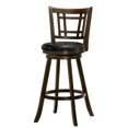 thumbnail image 1 of Furniture of America Charleen Wood 29-Inch Swivel Bar Stool in Brown Cherry, 1 of 5