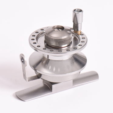 Fishing Reel Ice Fishing Reel Adjustable Leakage Knob All Metal Aluminum Alloy CNC Process Durable Right Hand Guide