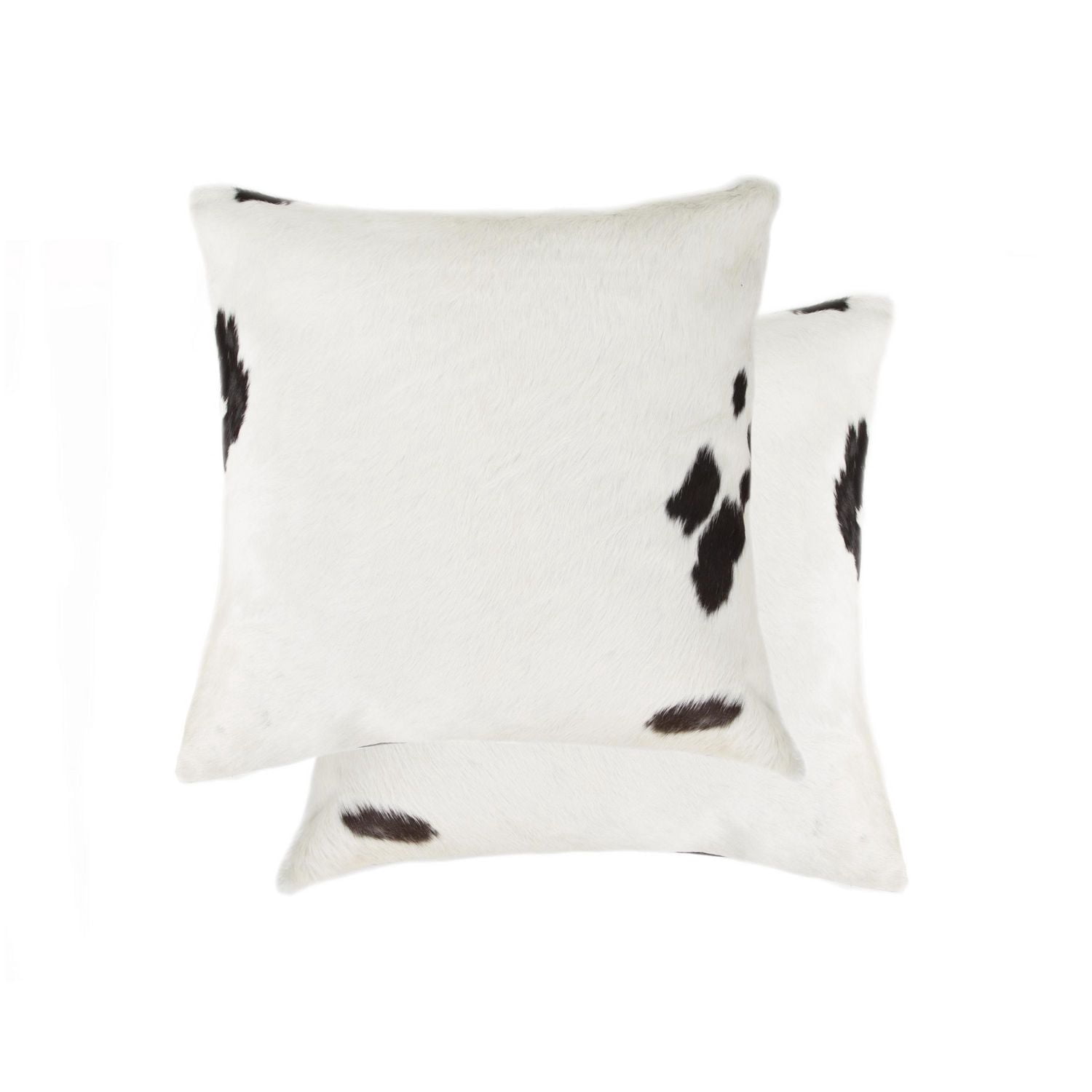 COUSSINS TORINO KOBE EN PEAU DE VACHE 18"X18" 2 PQT