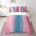 thumbnail image 2 of YST Ombre Geometric Abstract Comforter Set, Modern Wave Dots, 7-Piece, Queen, 2 of 4