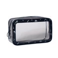 thumbnail image 1 of Jinsinto Waterproof Transparent Pvc Shower Cosmetic Bag Black, 1 of 4
