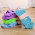 thumbnail image 4 of Chaussettes à Moins de 5 $ Vertes Colorées Femmes Chaussettes de Lit Douces Hiver Chaudes Pantoufle Chaussette en Molleton, 4 of 4