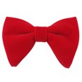 thumbnail image 1 of relayinert Comfortable And Wear Resistant Mens Velvet Bow Tie Stylish And Durable Made Red, 1 of 6