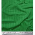 thumbnail image 1 of Soimoi Green Modal Satin Fabric Diamond Geometric Print Fabric by the Yard 42 Inch Wide, 1 of 5