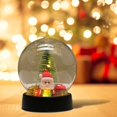 thumbnail image 1 of Outdoor Christmas Decorations Desktop Ornament Christmas Globe With LED Lights Globe Decor With Santa Christmas Tree & Festive Scenes For Holiday Home Decor Desktop dress up, 1 of 8
