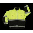 thumbnail image 1 of Blouson Bombardier Réversible 2W 350C-3 M Classe 3 - Noir et Lime - Moyen, 1 of 1