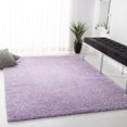 thumbnail image 1 of Safavieh August Shag Collection AUG900V Solid 1.2-inch Thick Area Rug, 6' x 9', Lilac, 1 of 1