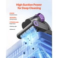 thumbnail image 2 of VEVOR Mattress Vacuum Cleaner with 18Kpa Powerful Suction HEPA Filter 550W Gray, 2 of 9
