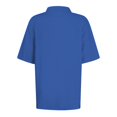 thumbnail image 4 of Mohiass Womens Polo Shirts Short Sleeve Button Up Wicking Tshirts Shirts Collared Lapel Shirts Dressy Casual Solid Color Blouses Dressy Blue L, 4 of 4