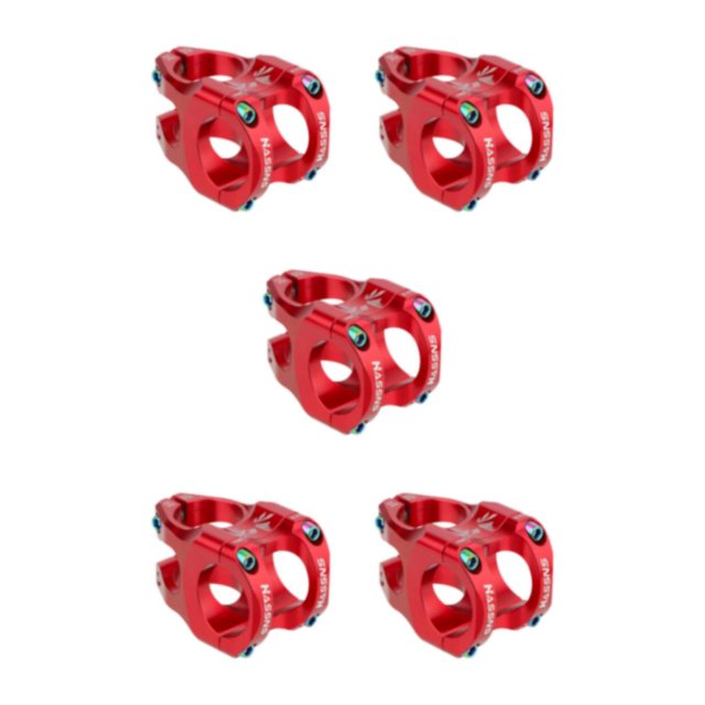 mmirethe Mountain Bike Handlebar - Durable And Lightweight For Easy Maneuvering Adjustable Bike Handlebar red 5Set