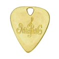 thumbnail image 2 of Bunblic Guitar Pick Musical Instrument Pick Handmade Sturdy Guitar Accessories Professional for Ukulele Bass Banjo Classical Gold, 2 of 8