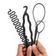 thumbnail image 2 of Yosoo 4PCS/9PCS Hair Styling Kit Hair Bun Maker Braiding Styling Disk Twist Tools Fine Hairdresser Magic Hair Clip Styling Pads Accessories Set for Making DIY Hair Styles, 2 of 10