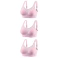 thumbnail image 1 of Women's Bra Convertible Bra Feature V-Neck Balconette Bra Style W-1028 Pinks XL, 1 of 3
