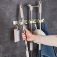 thumbnail image 4 of ZheElen Convenient Stainless Steel Swab Holder - Corrosion-resistant Making Fast Sturdy Multifunctional Swab Holder Broom Holder blue 5 clips and 6 hooks 1Set, 4 of 6