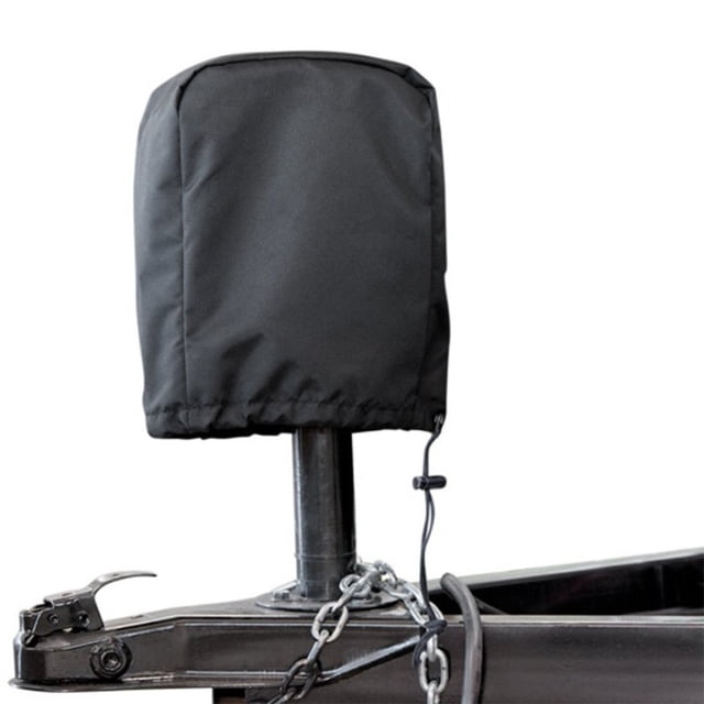 PENGXIANG Jack Cover Waterproof Breathable Tongue Jack Cover 600D Oxford Cloth Protective Cover Dust Proof Tongue Jack Cover Jack Cover for Travle Trailer RV Camper
